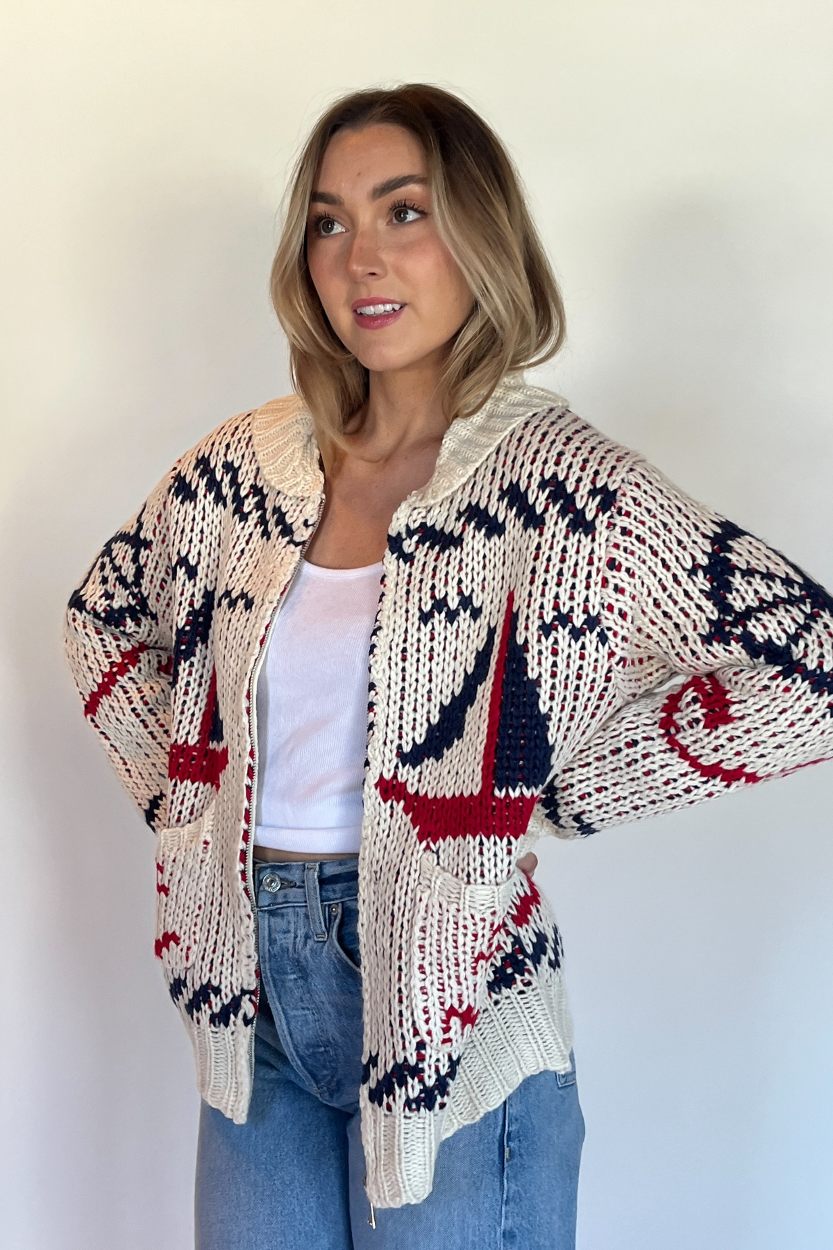 The Atlantic Zip Up Cardigan