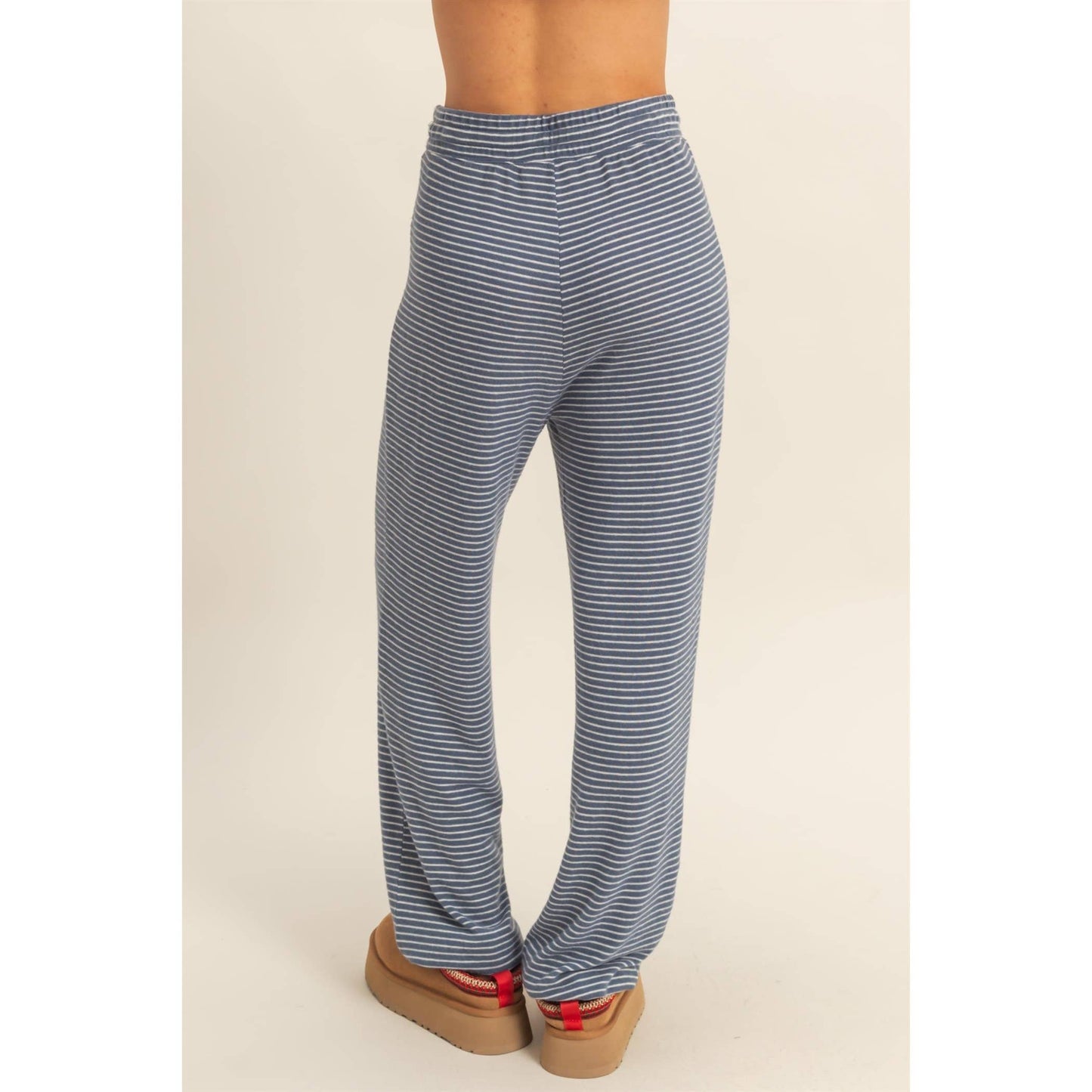 Striped Drawstring Lounge Jogger Pants