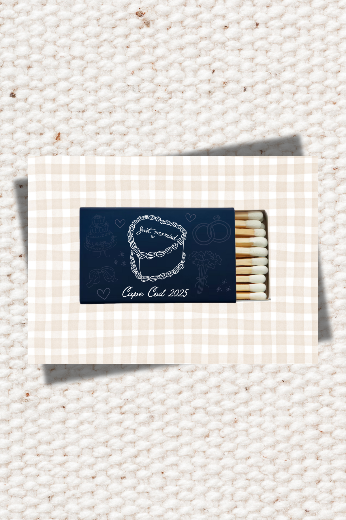 Just Married 2025 Cape Cod Matchbook 5x7 Print