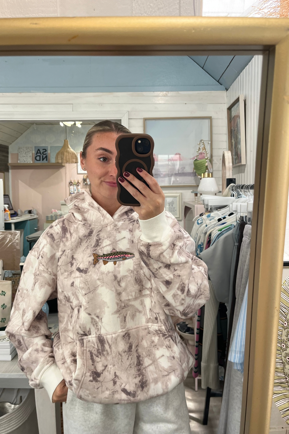 Camo Trout Hoodie
