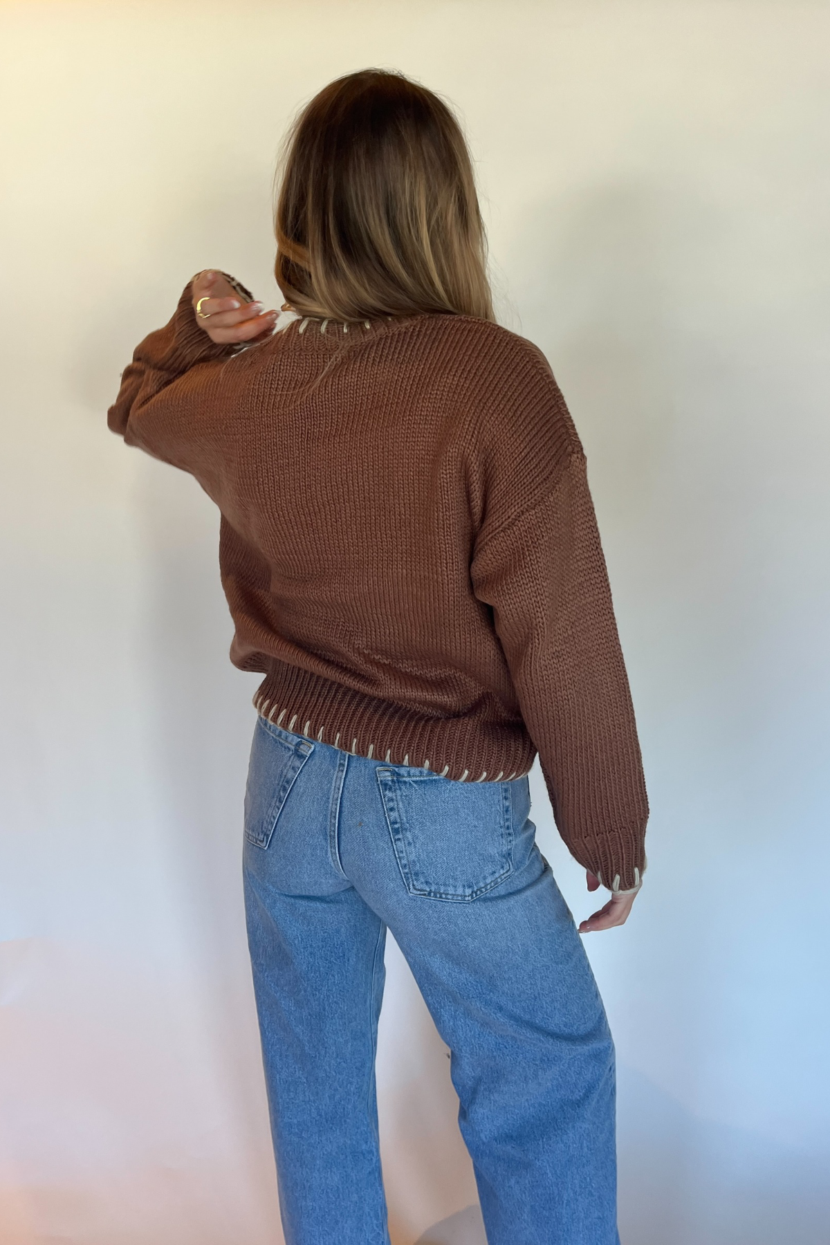 Sally Sells Seashells Knit - Mocha