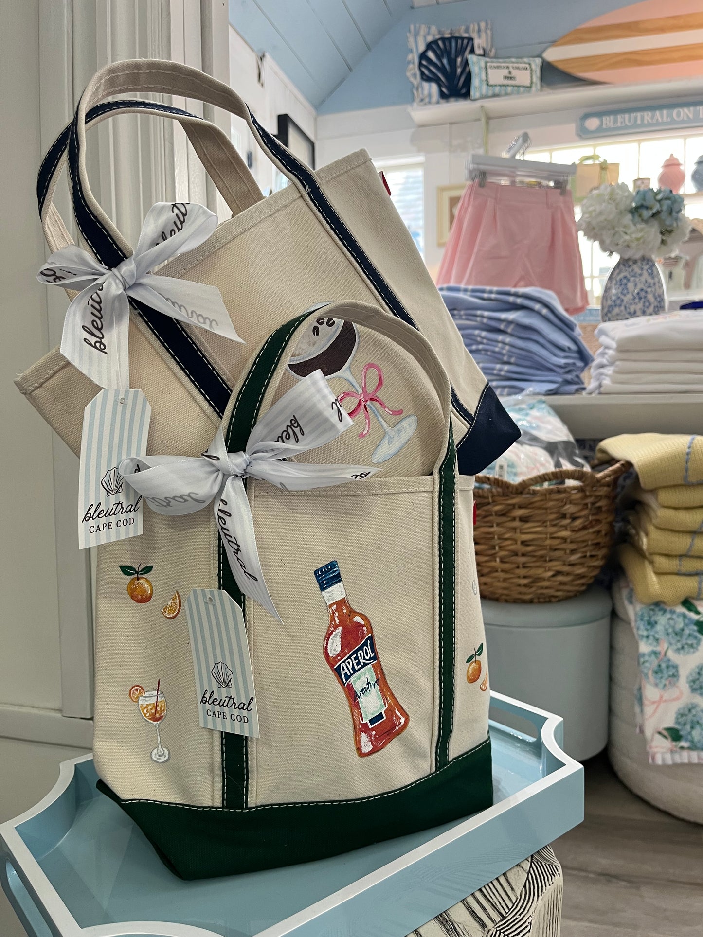 Aperol Hand Painted Tote Bag