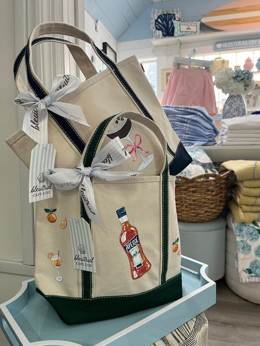 Aperol Hand Painted Tote Bag
