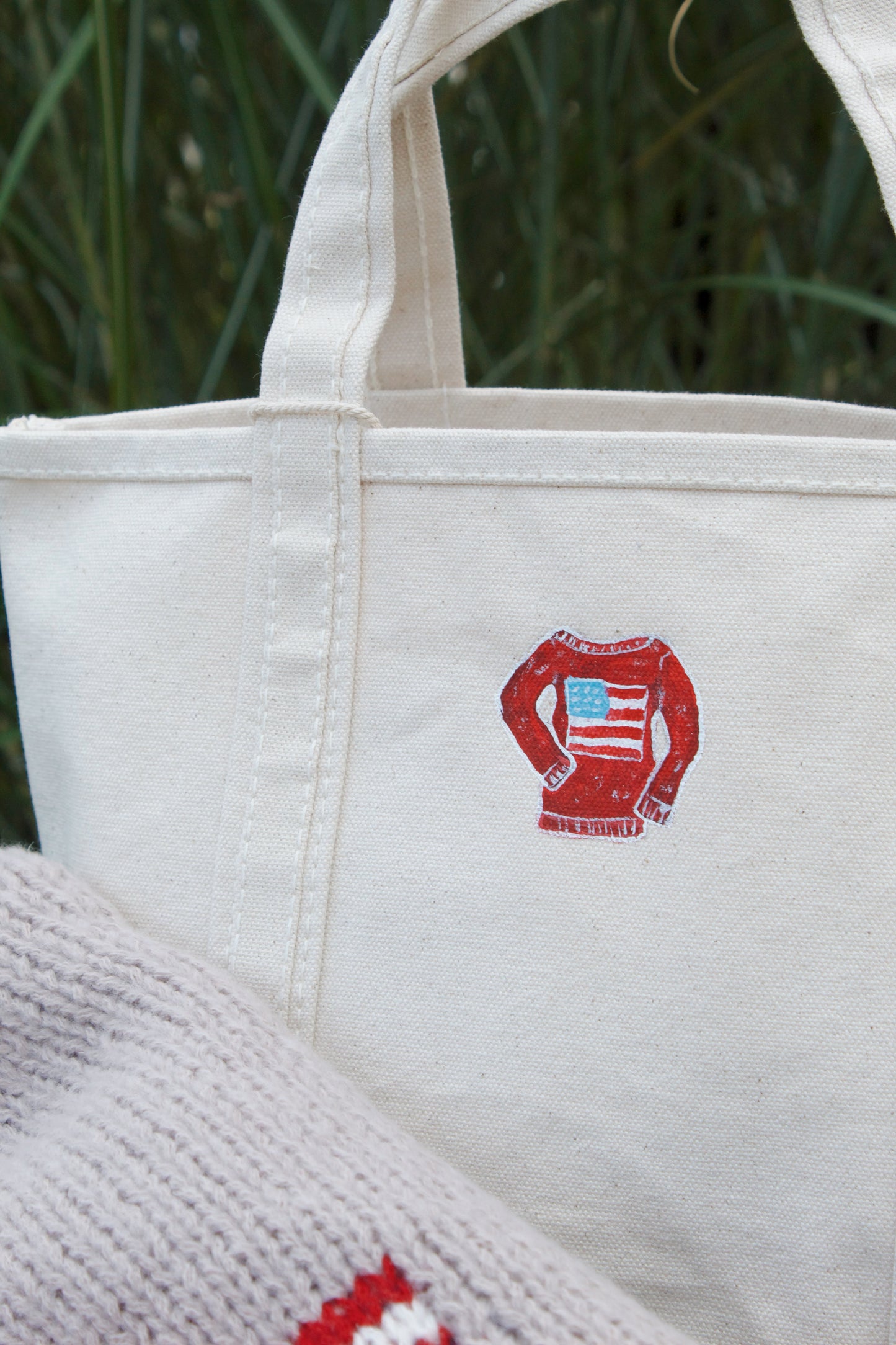 American Knit Hand Painted Shore Bag