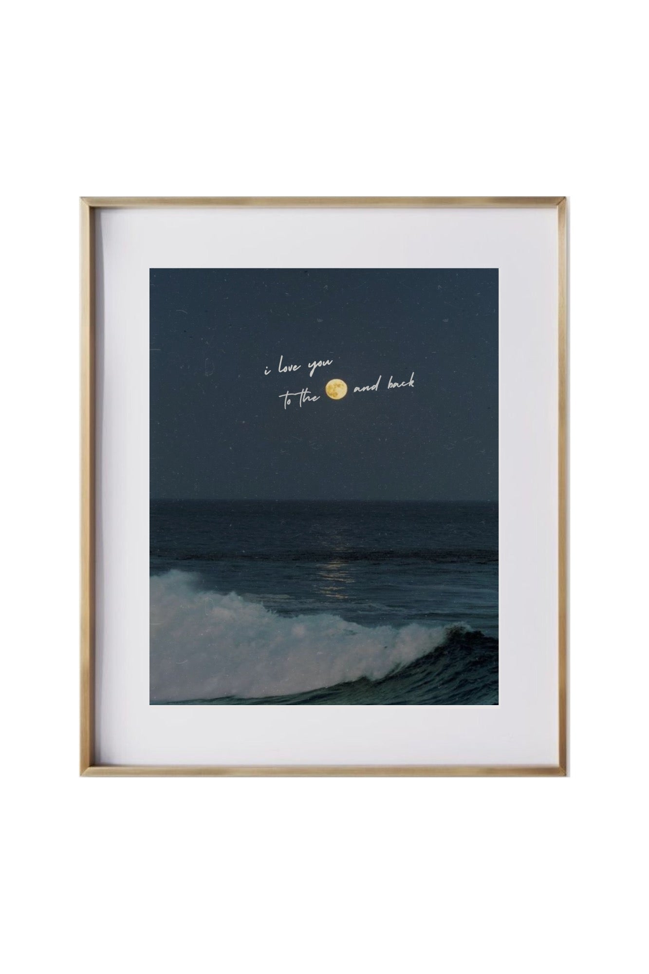 Moon & Back 8x10 Print