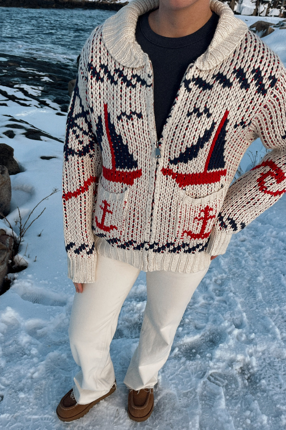 The Atlantic Zip Up Cardigan