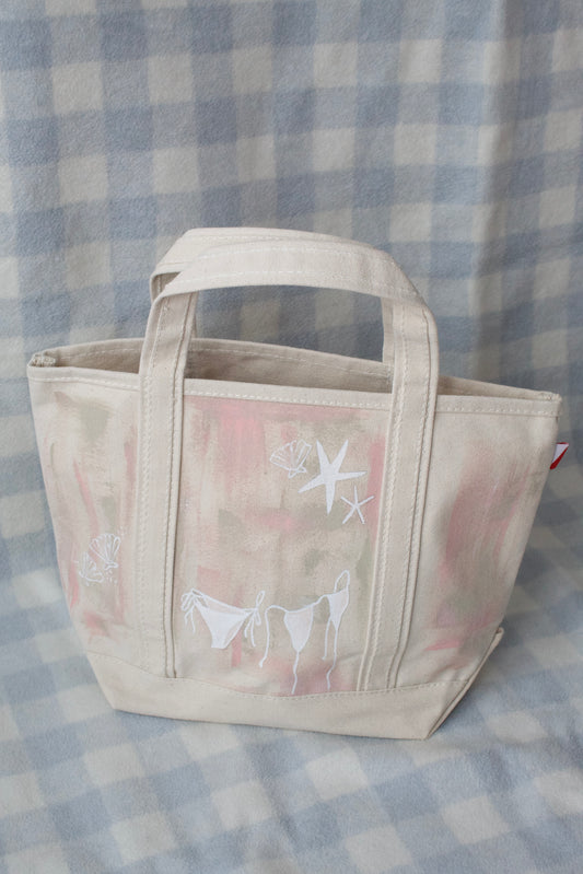 Summer Days Hand Painted Shore Bag