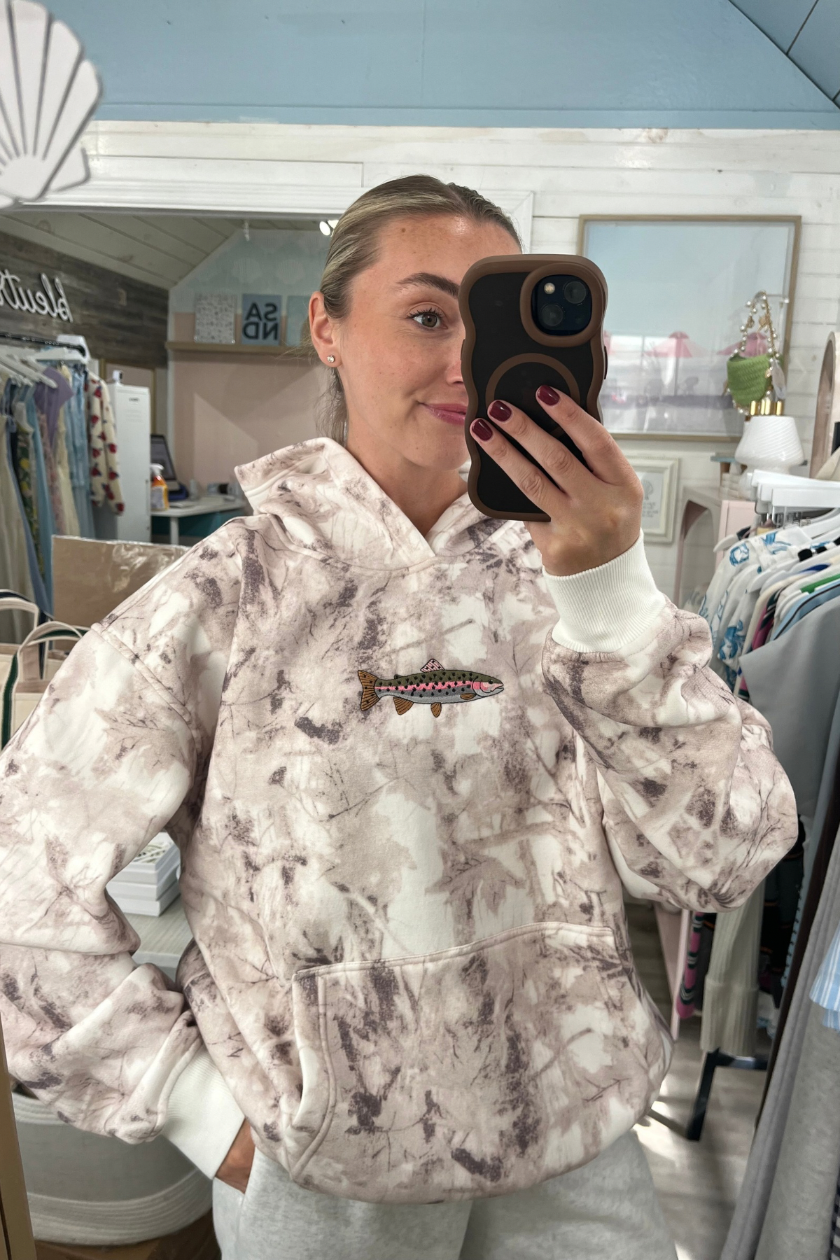 Camo Trout Hoodie