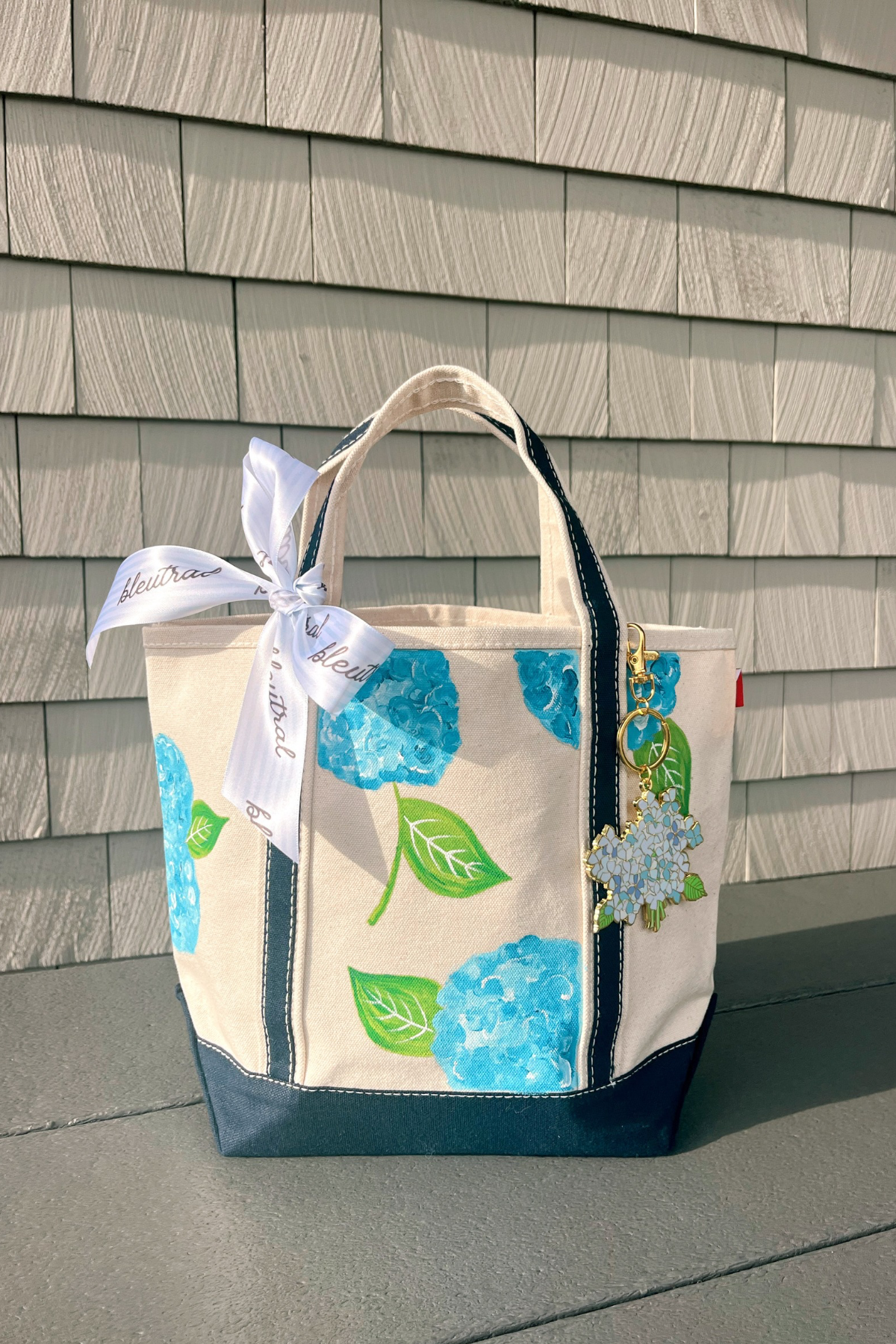 Hydrangea Hand Painted Tote