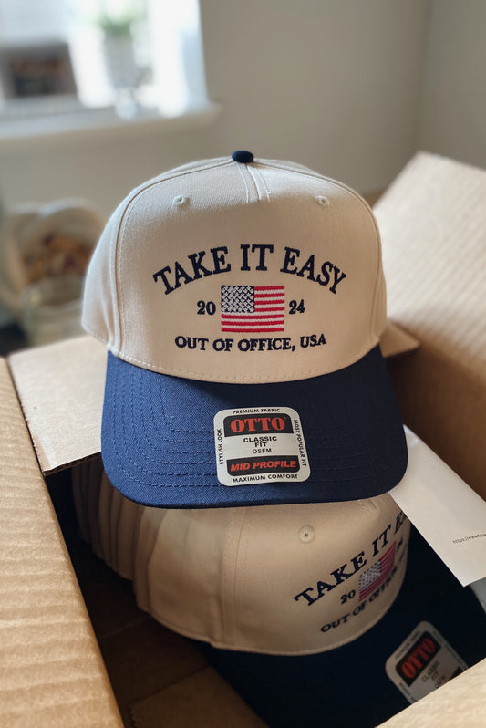 Take It Easy Navy Trucker