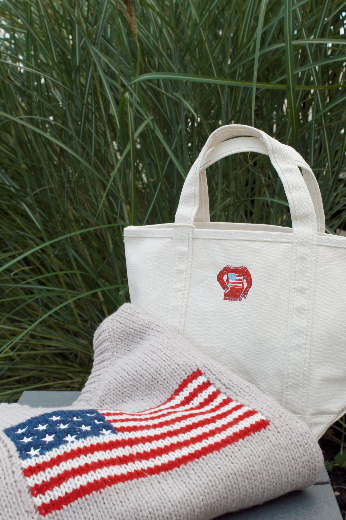 American Knit Hand Painted Shore Bag
