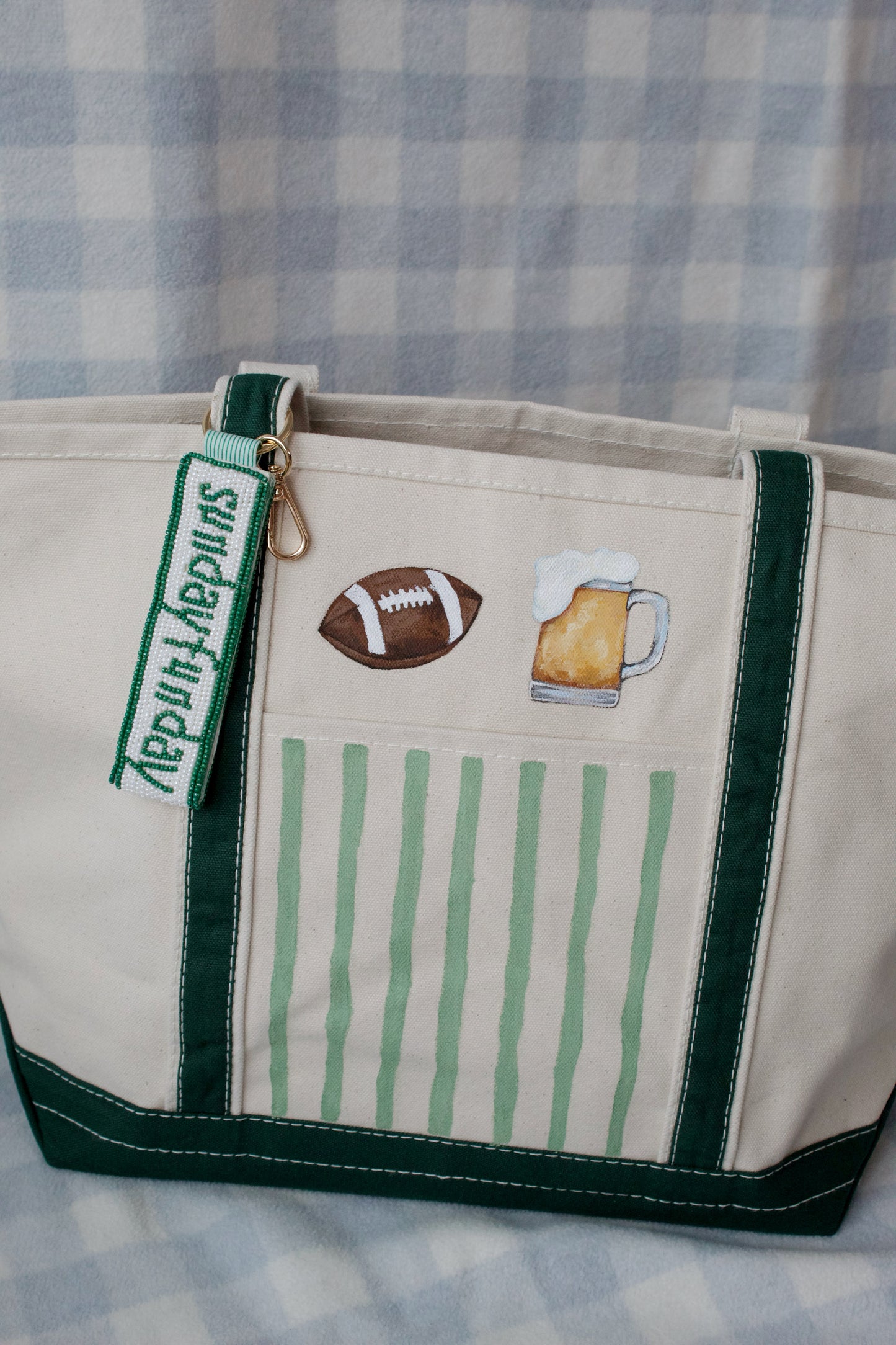 Sunday Funday Large Shore Bag + Bag Charm