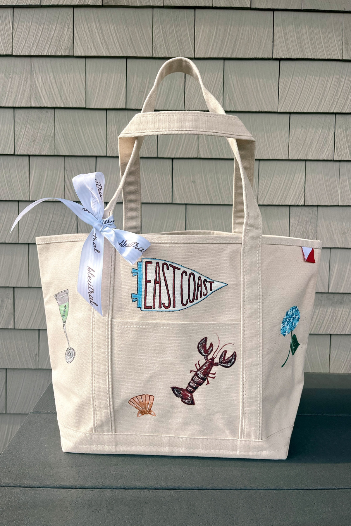 East Coast Pennant Hand Painted Shore Bag (Large)