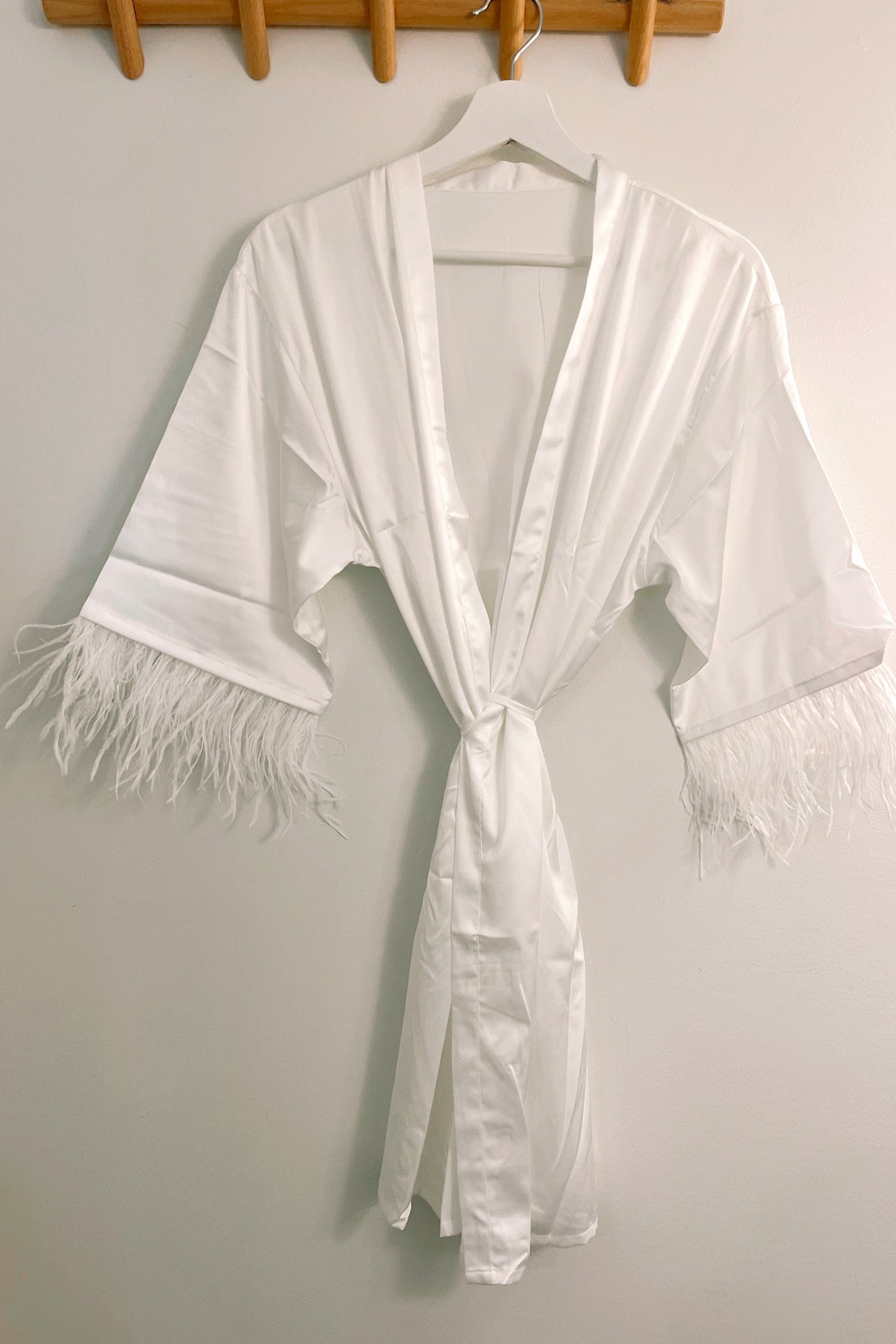 Feather Robe, Bridesmaid Robe, Bridal Robe, Bridal Gifts