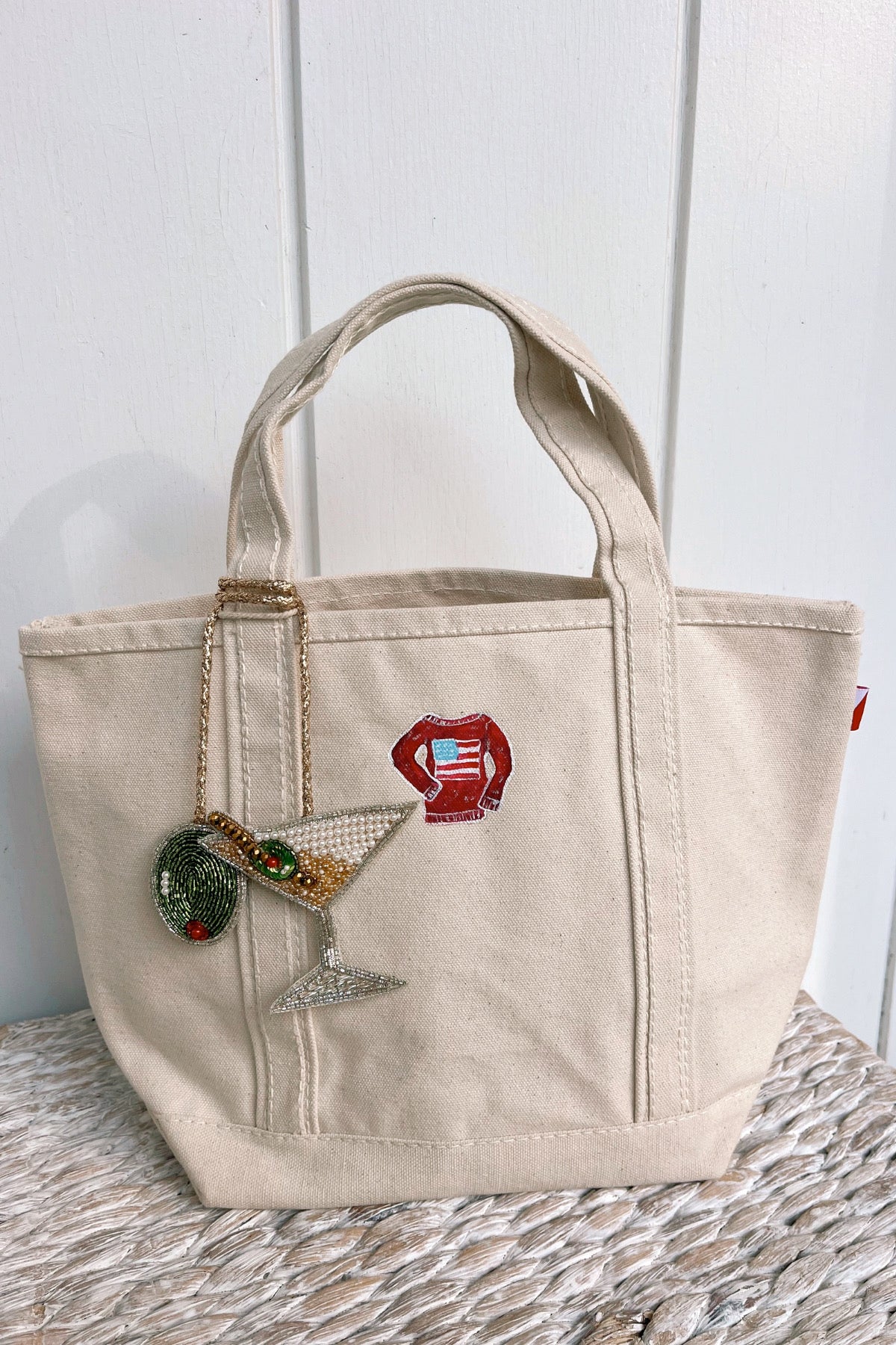 American Knit Hand Painted Shore Bag