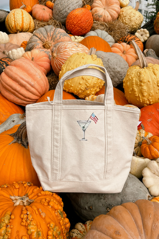 Martini Original Hand Painted Tote Bag