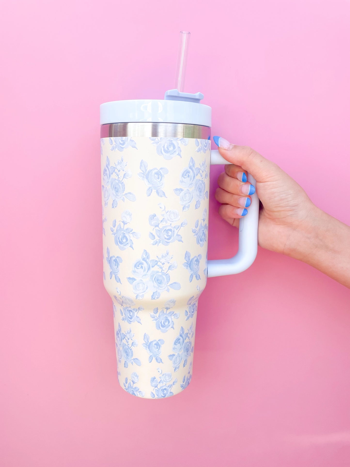 Flower Child Floral Tumbler