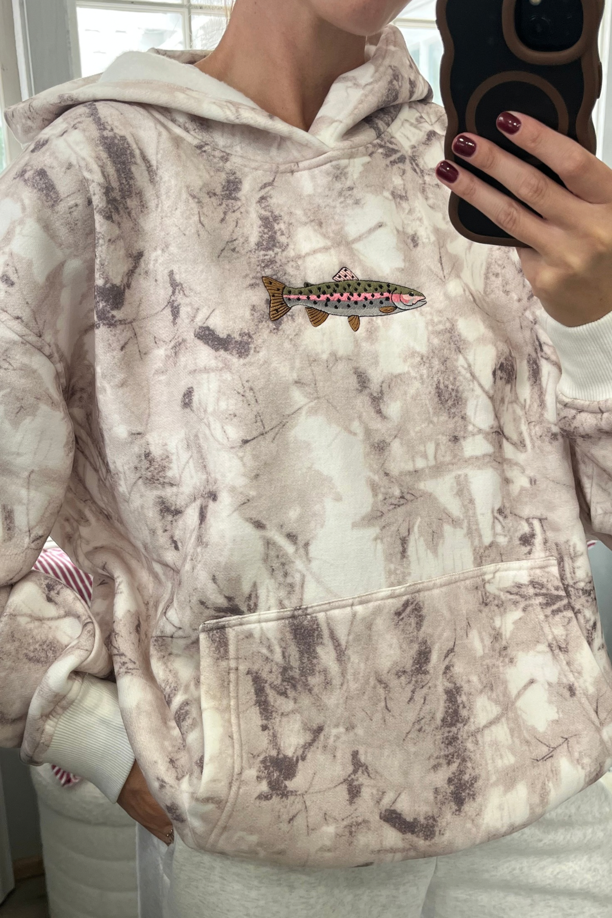 Camo Trout Hoodie