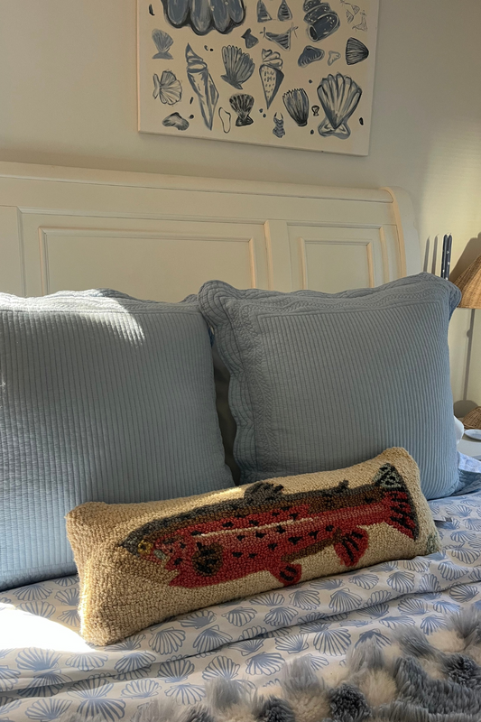Bright Trout Pillow