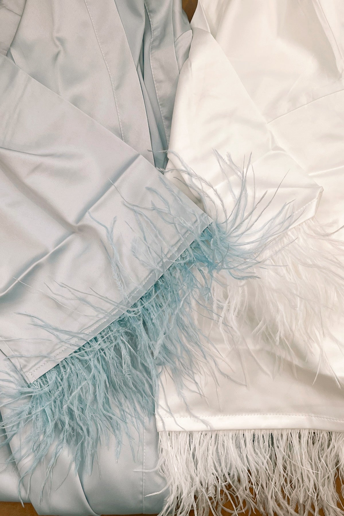 Feather Robe, Bridesmaid Robe, Bridal Robe, Bridal Gifts