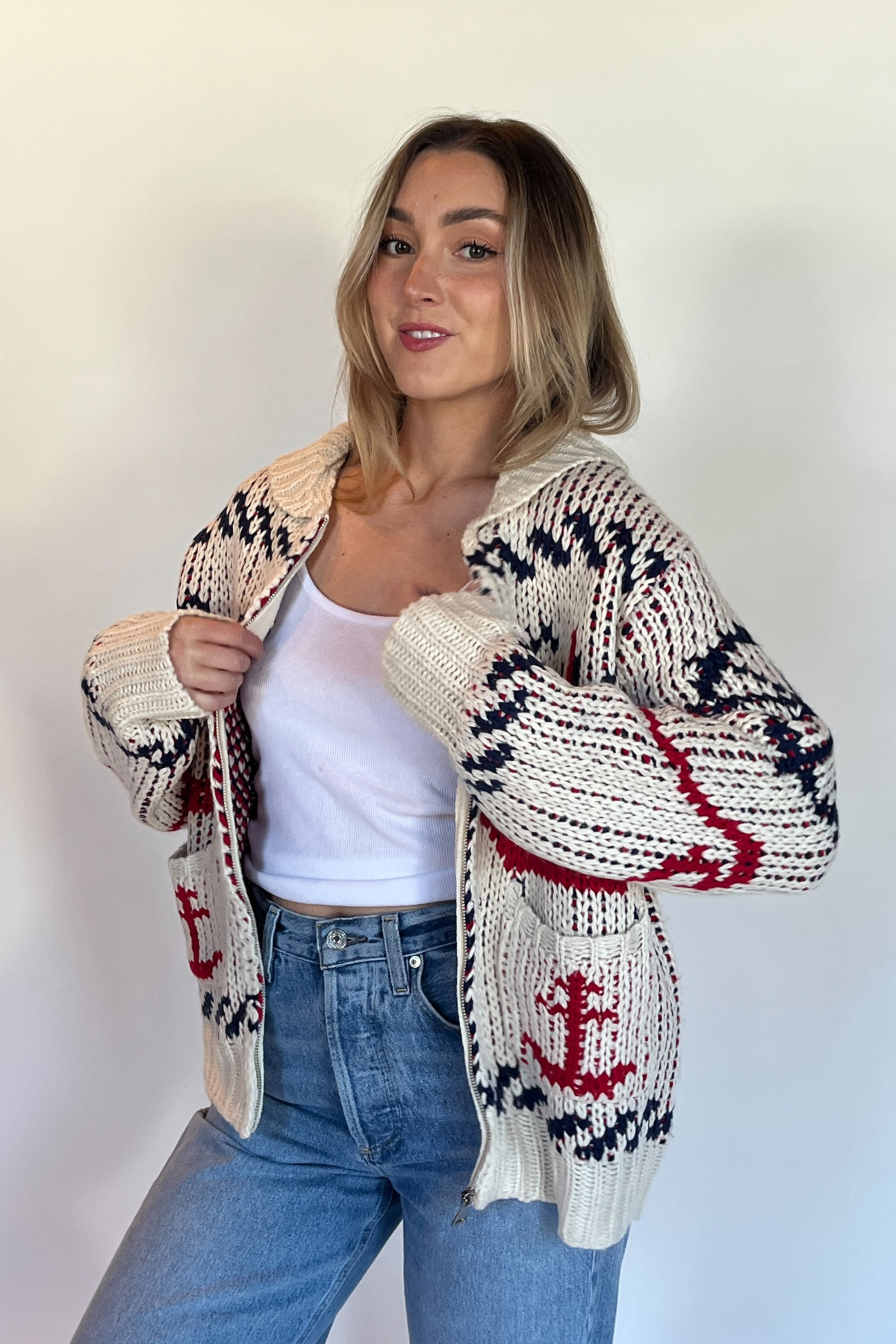 The Atlantic Zip Up Cardigan