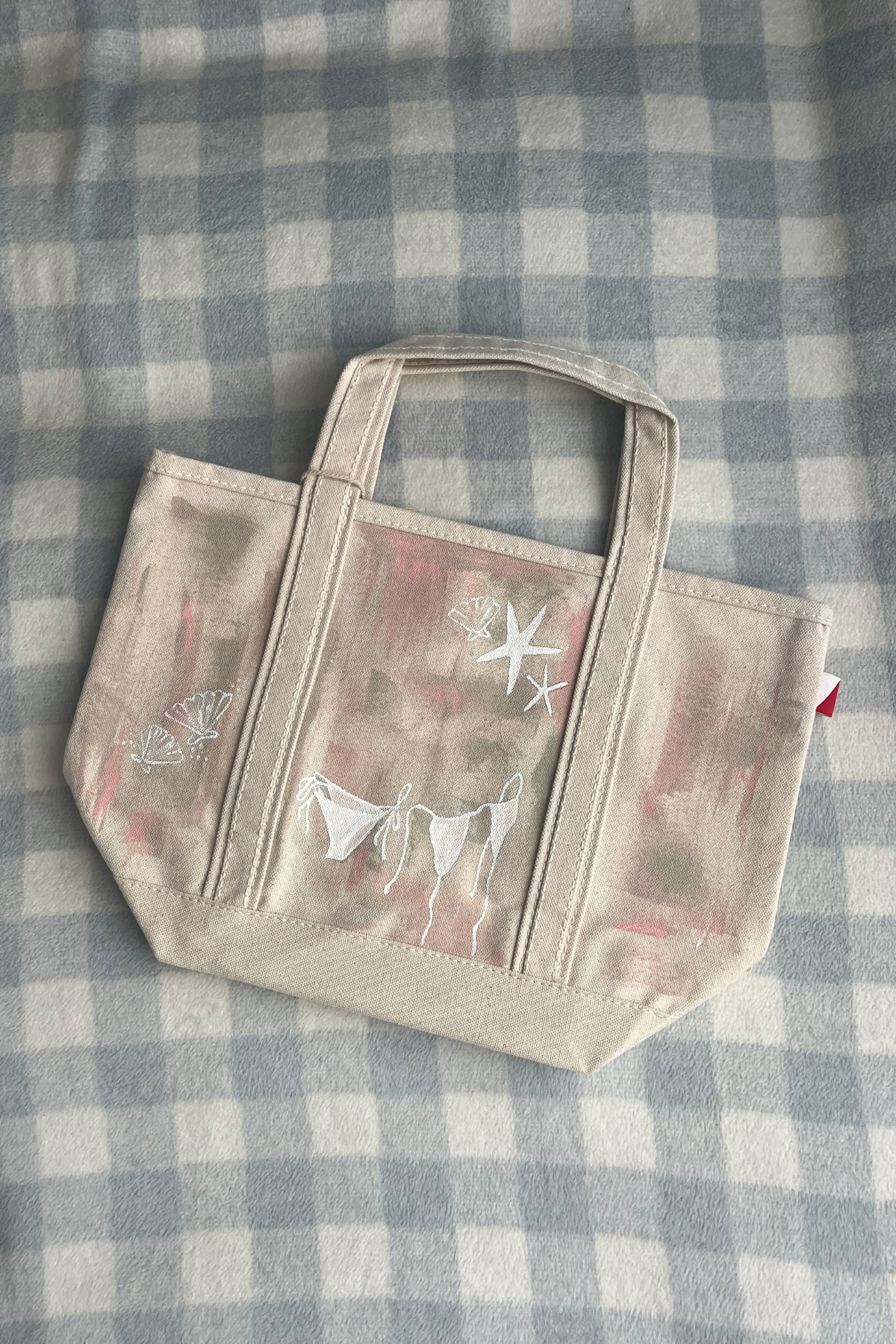Summer Days Hand Painted Shore Bag