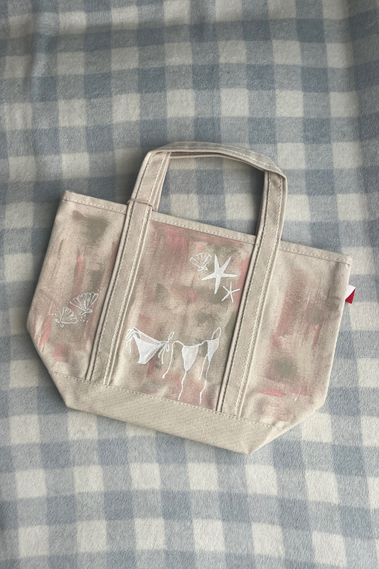 Summer Days Hand Painted Shore Bag