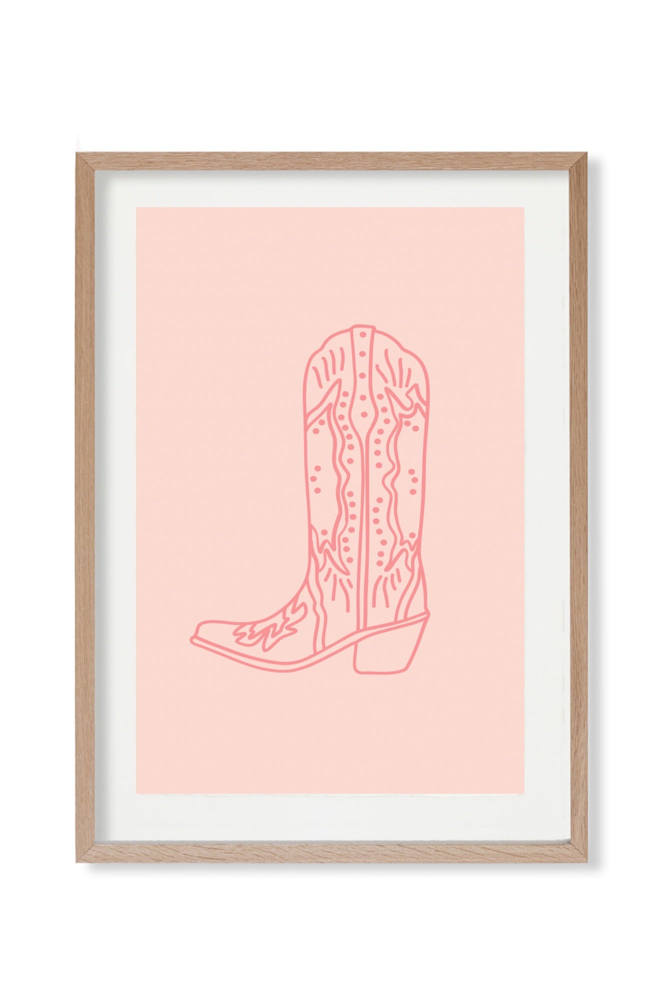 Cowgirl Boot 5x7 Print