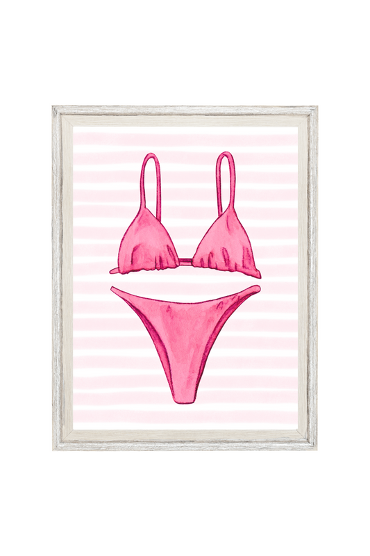 Pink Bikini 8x10 Print