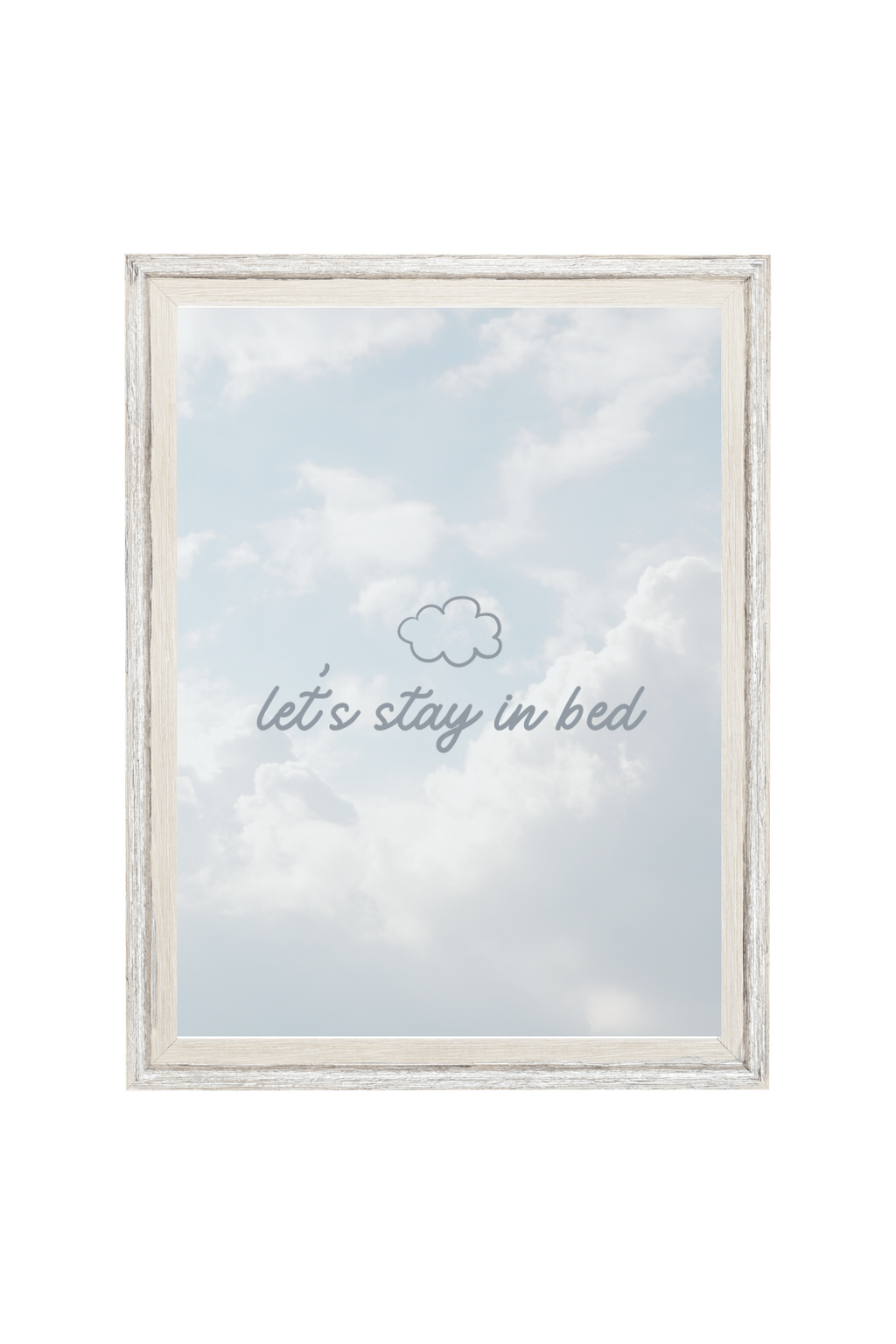 Let’s Stay in Bed 5x7 Print