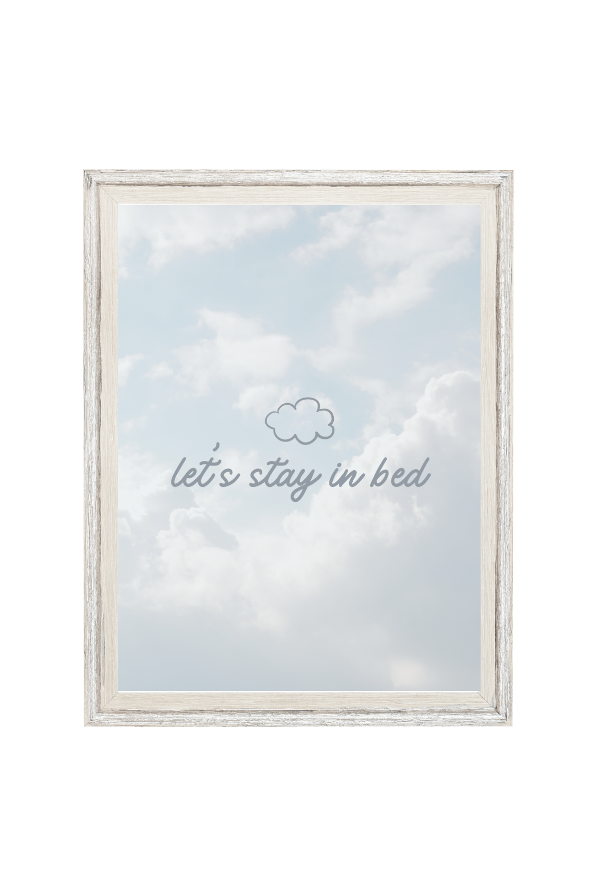 Let’s Stay in Bed 5x7 Print