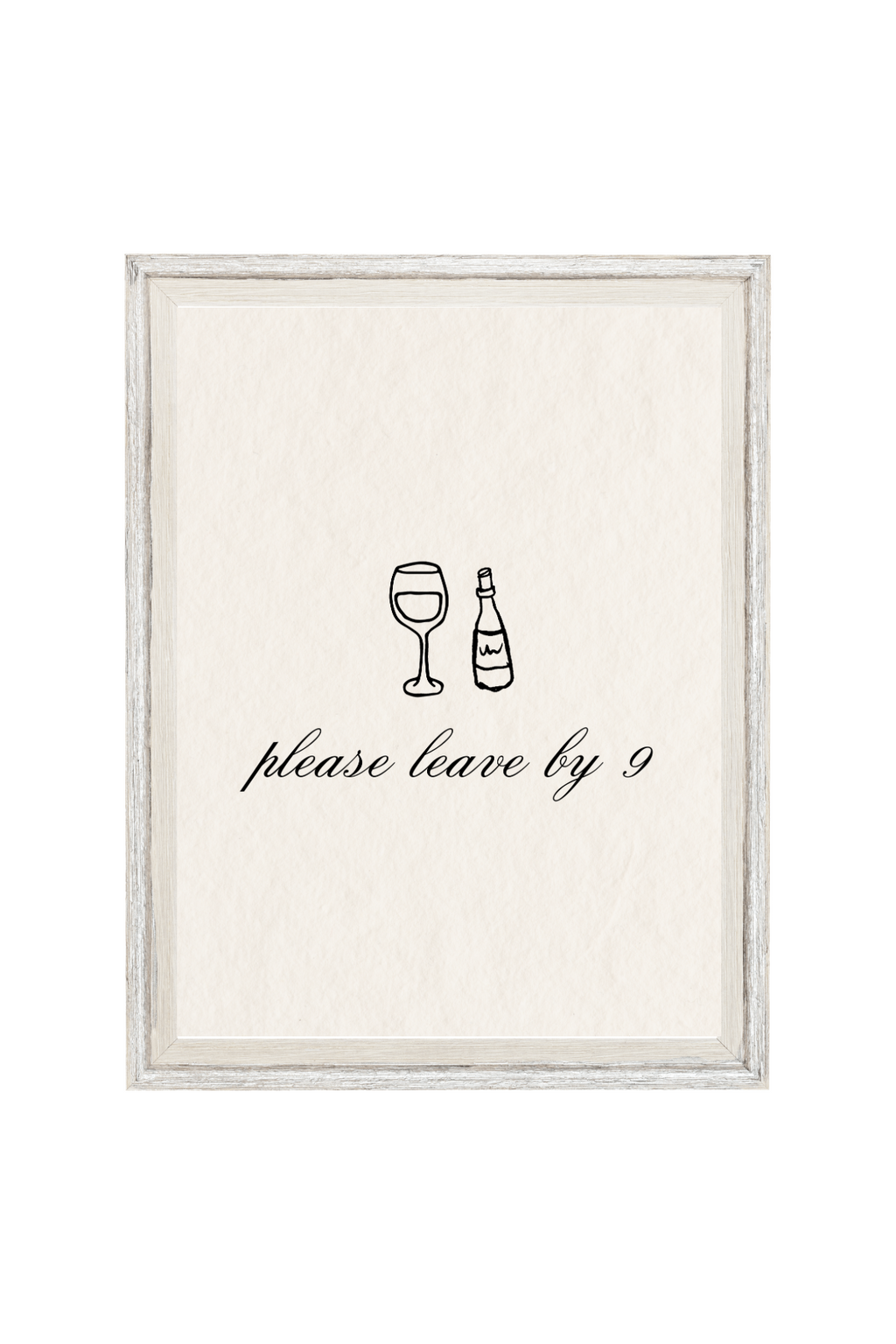 Please Leave By 9 5x7 Print