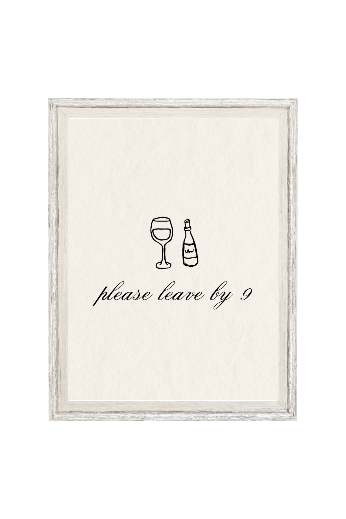 Please Leave By 9 5x7 Print