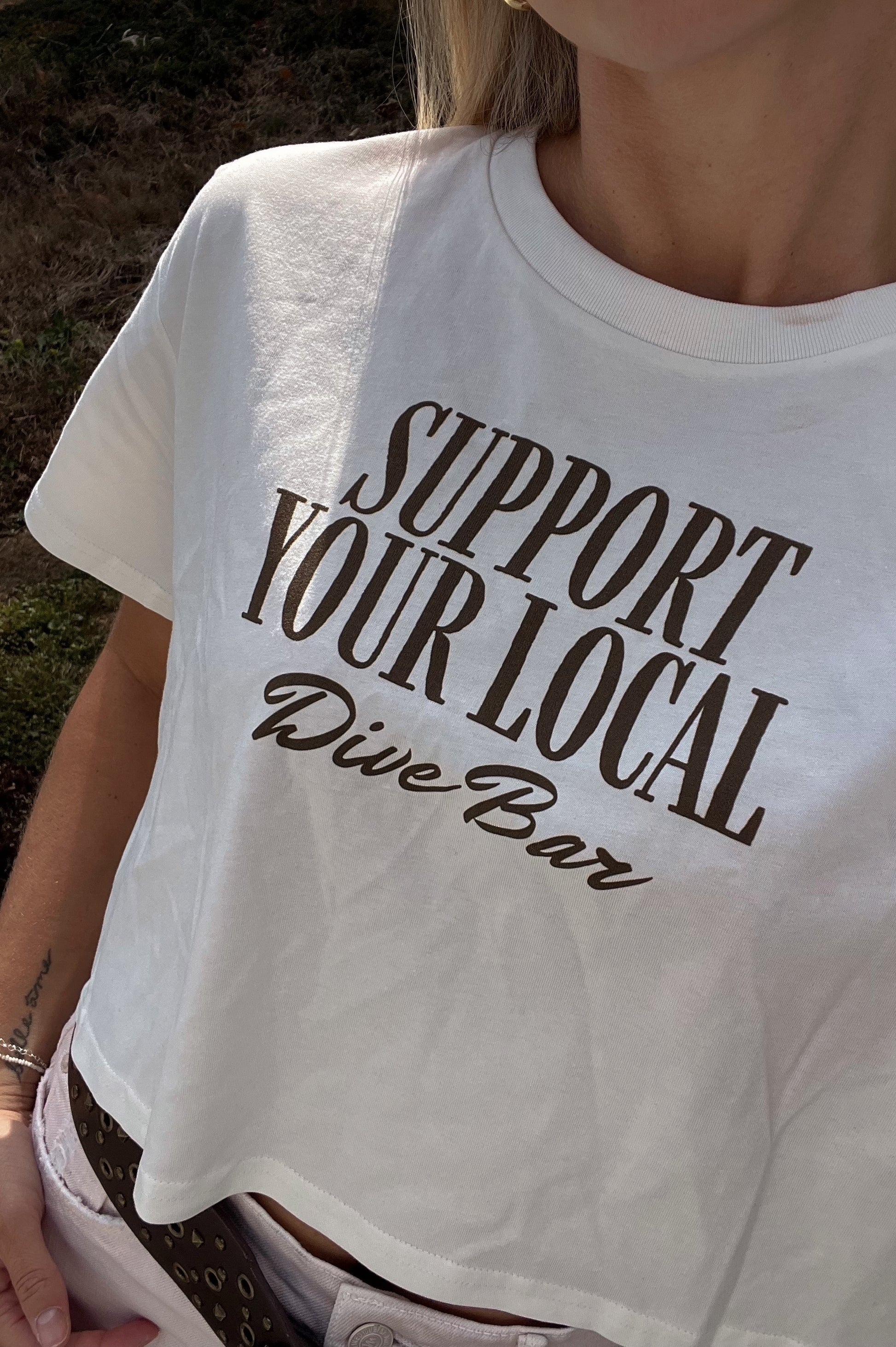 Support Your Local Bar Tee Support Your Local Bar Tee