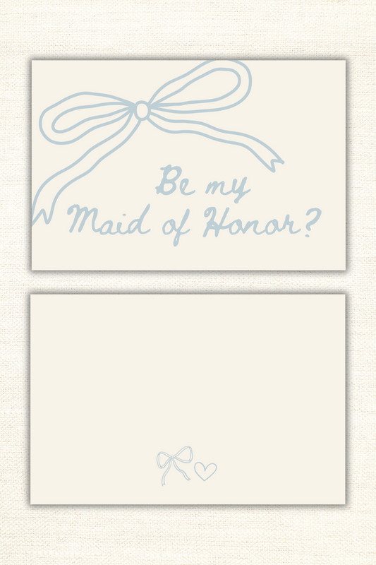 Be My Maid of Honor- Maid of Honor Proposal Cards