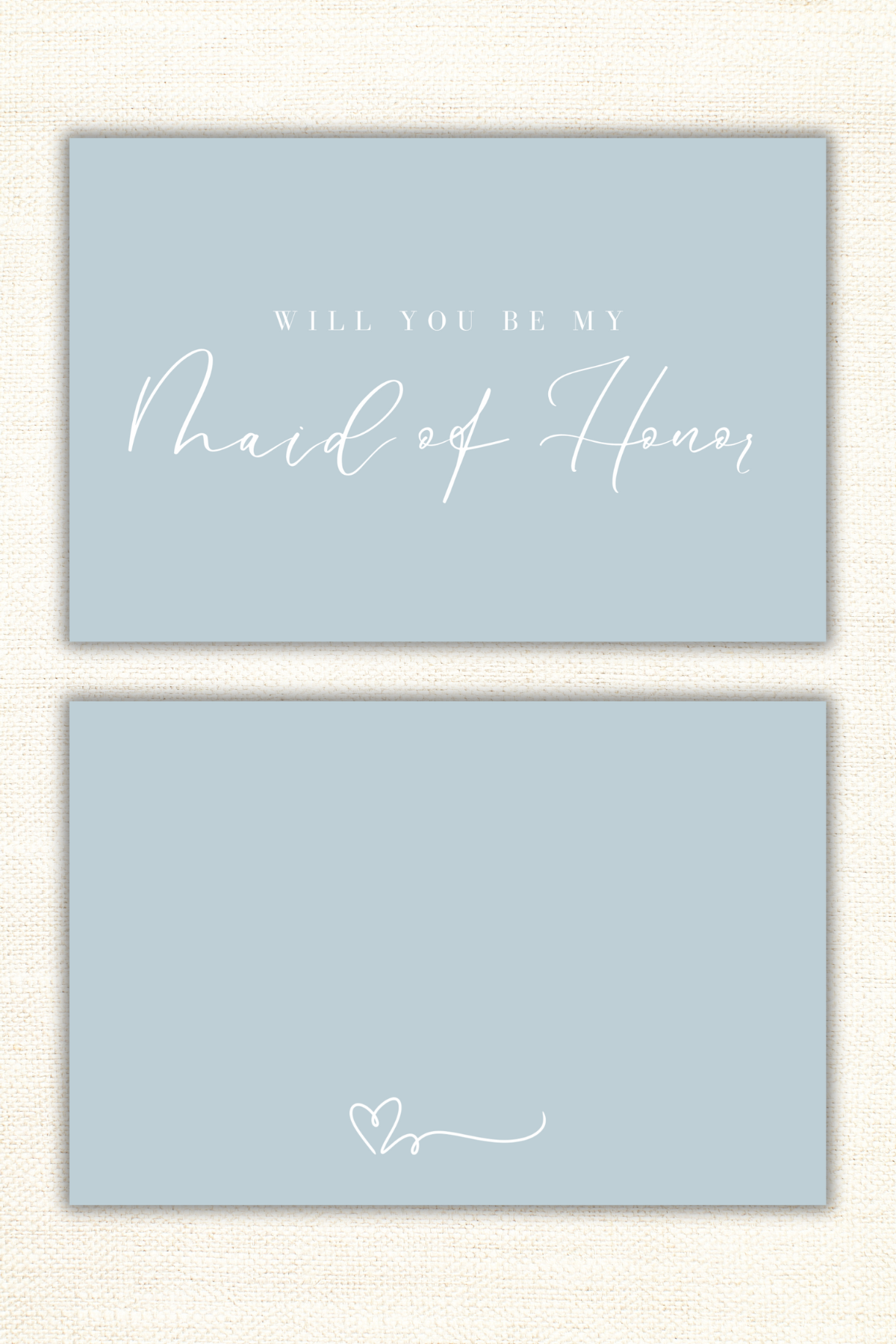 Will You Be My Maid of Honor- Maid of Honor Proposal Cards