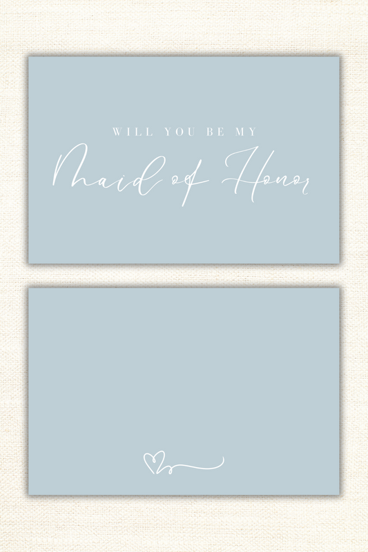 Will You Be My Maid of Honor- Maid of Honor Proposal Cards