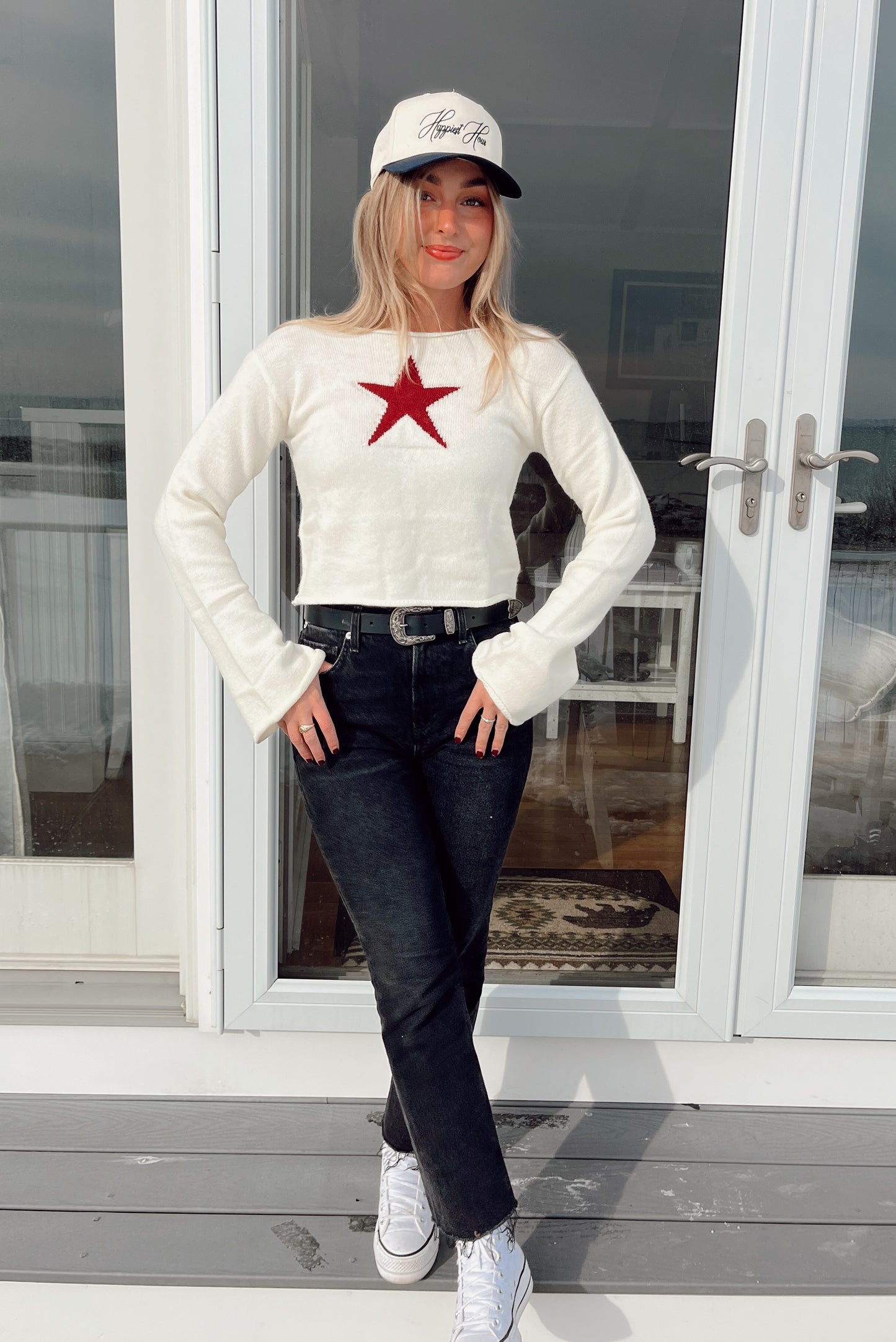 Star Knit Pullover