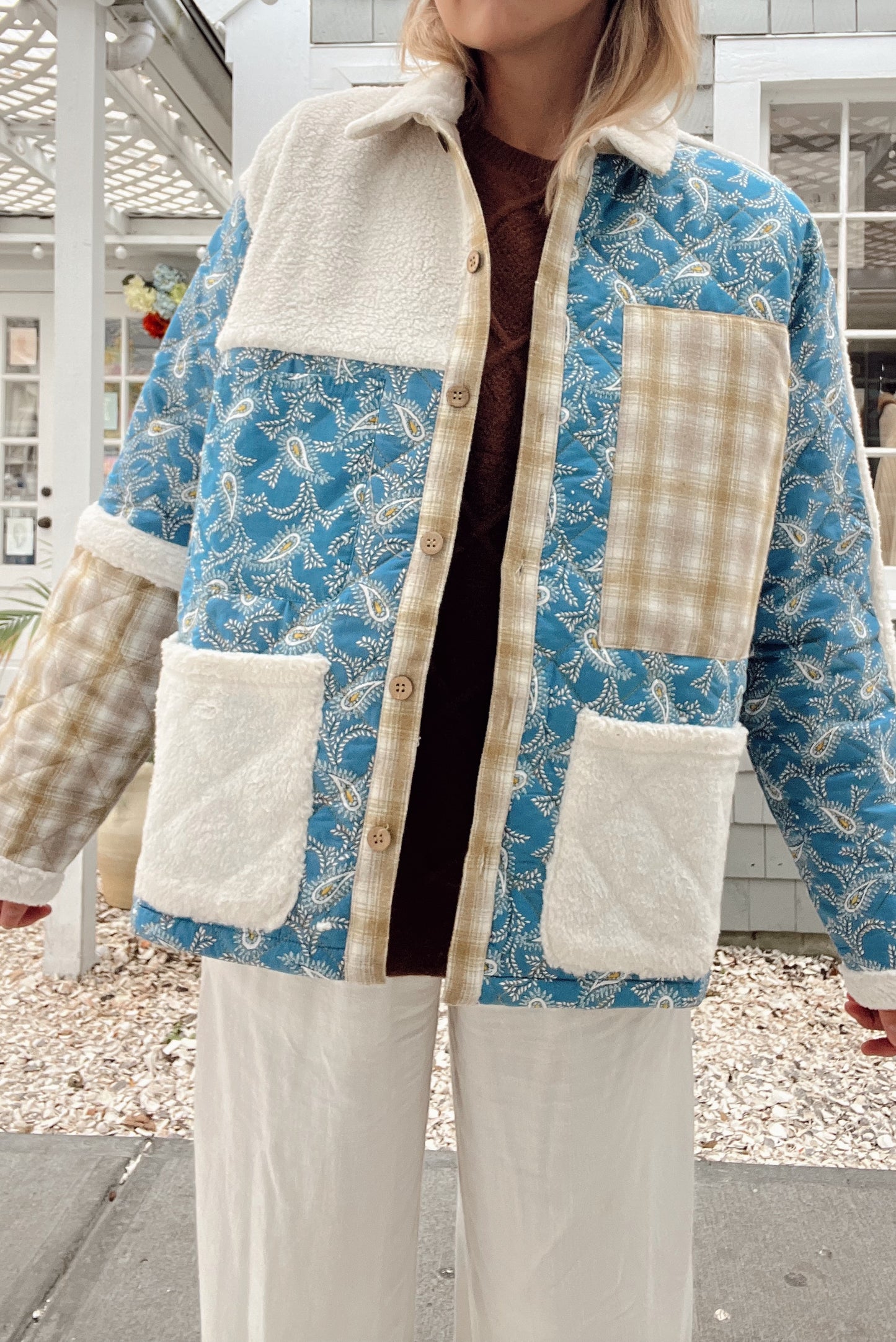 Patchwork Quilted Coat