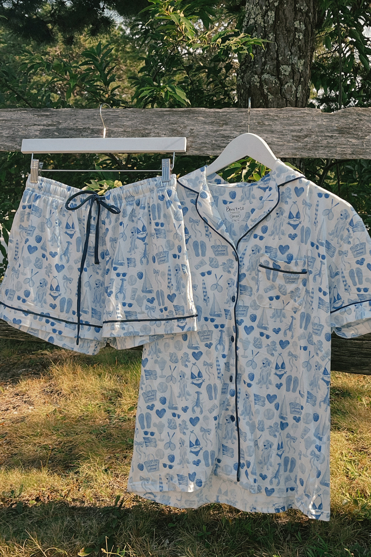 American Honey Short Sleeve Pajama Set