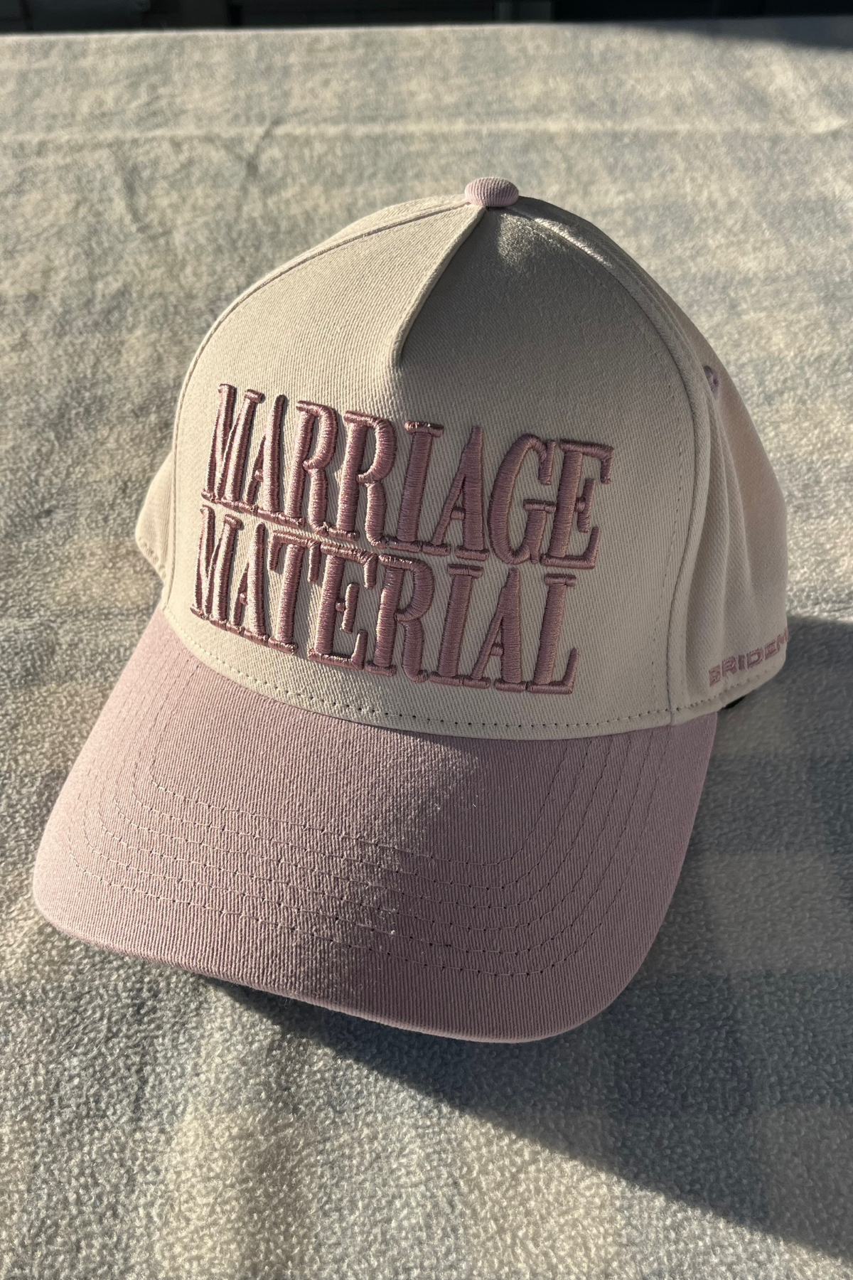 Marriage Material Trucker Hat – Light Purple