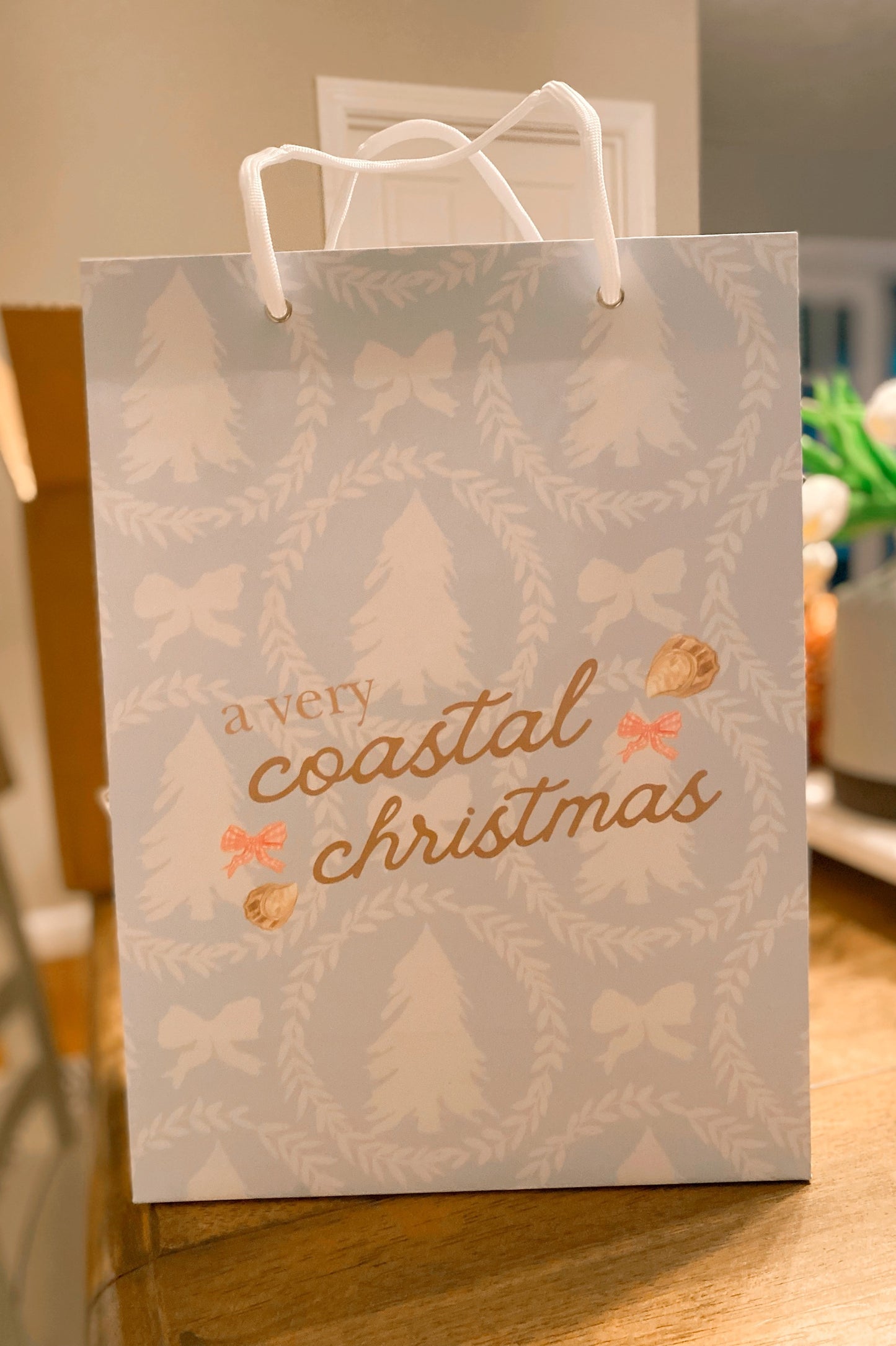 Coastal Christmas Gift Bag