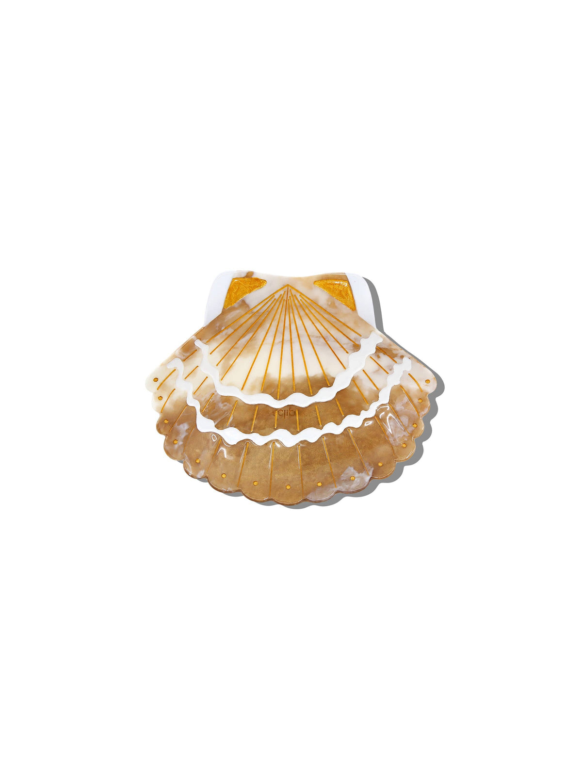 Hand-painted Seashell Heirloom Tray