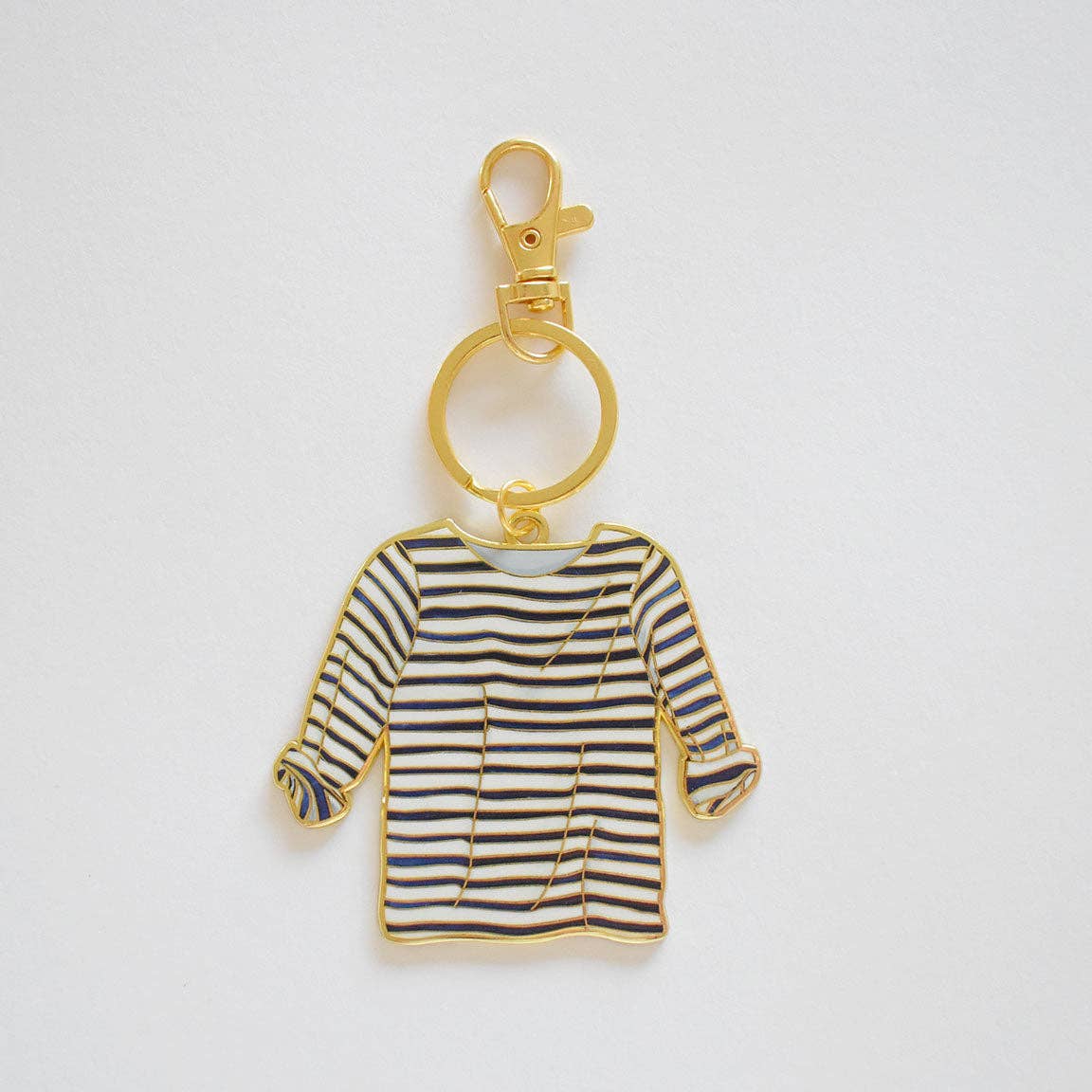Striped Shirt Bag Charm