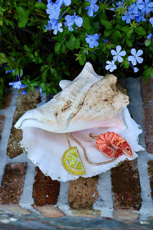 The Shrimp Cocktail Bag Charm