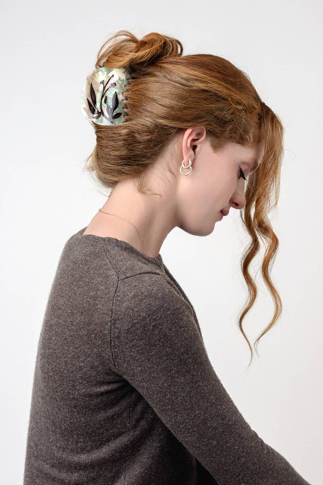 Bryony Floral XL Claw Clip