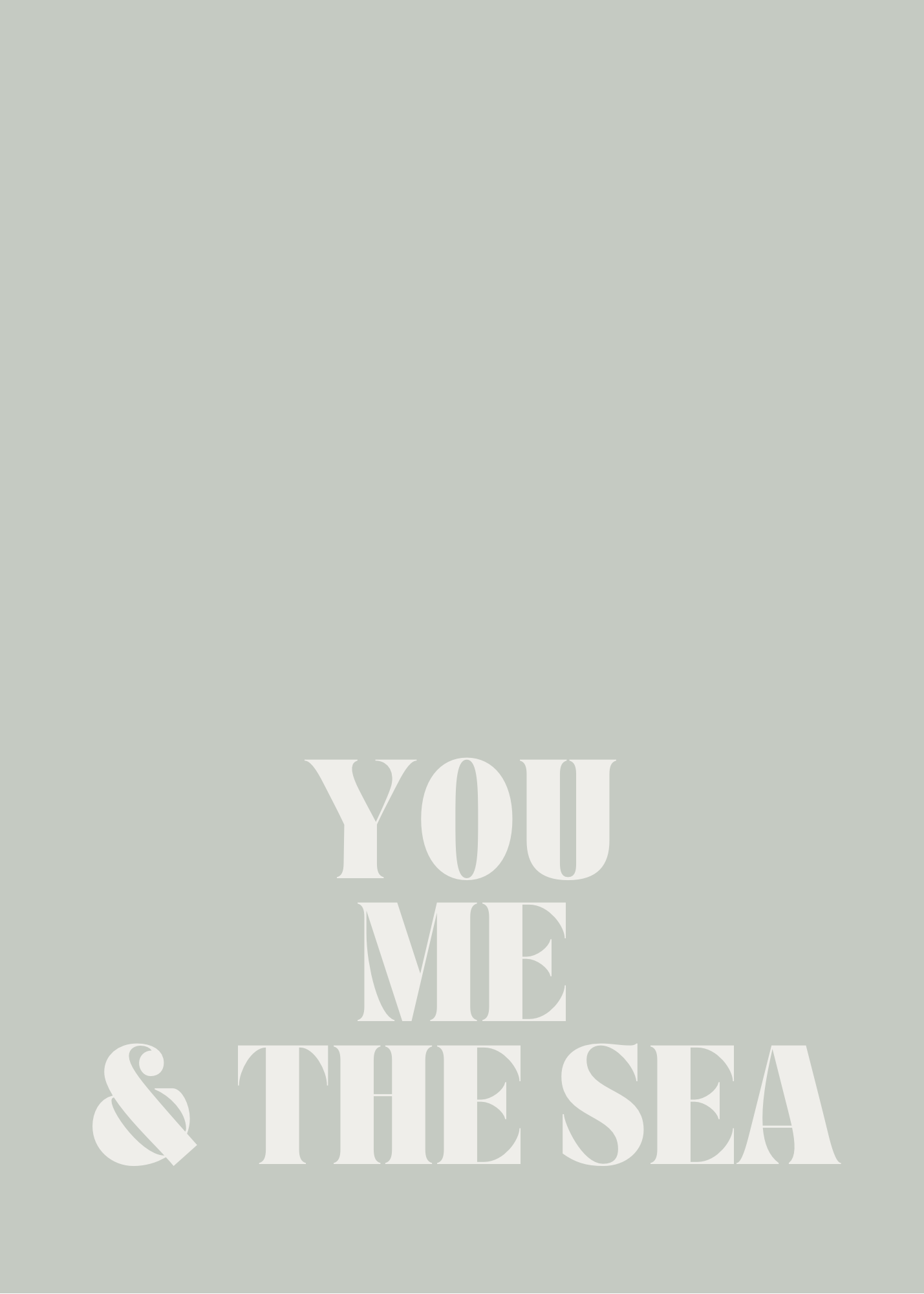 You, Me, & The Sea 5x7 Print